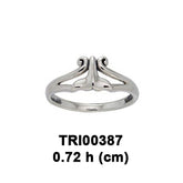 Whale Tail Sterling Silver Ring
